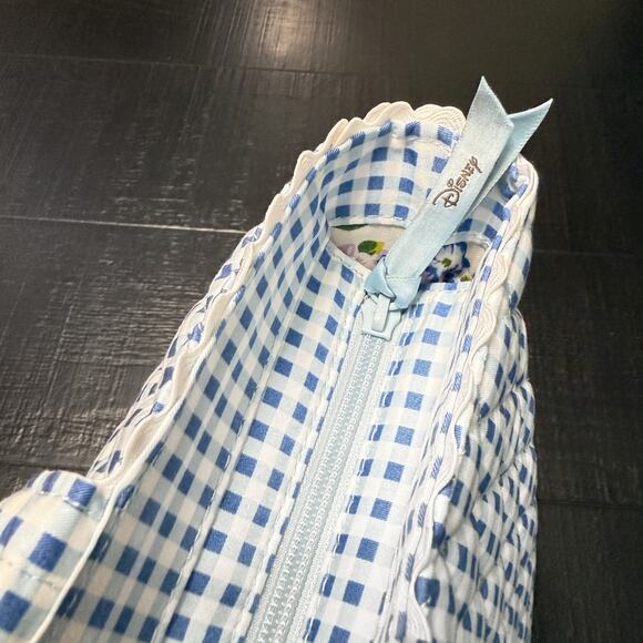 Vera Bradley Disney Winnie Pooh Tote Gingham Floral Cotton Eeyore Tigger Piglet - Picture 15 of 15